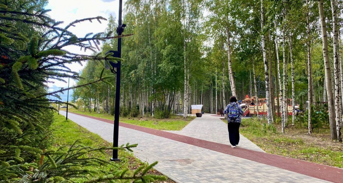 Парк Победы в Нижневартовске готовится к открытию после масштабного благоустройства