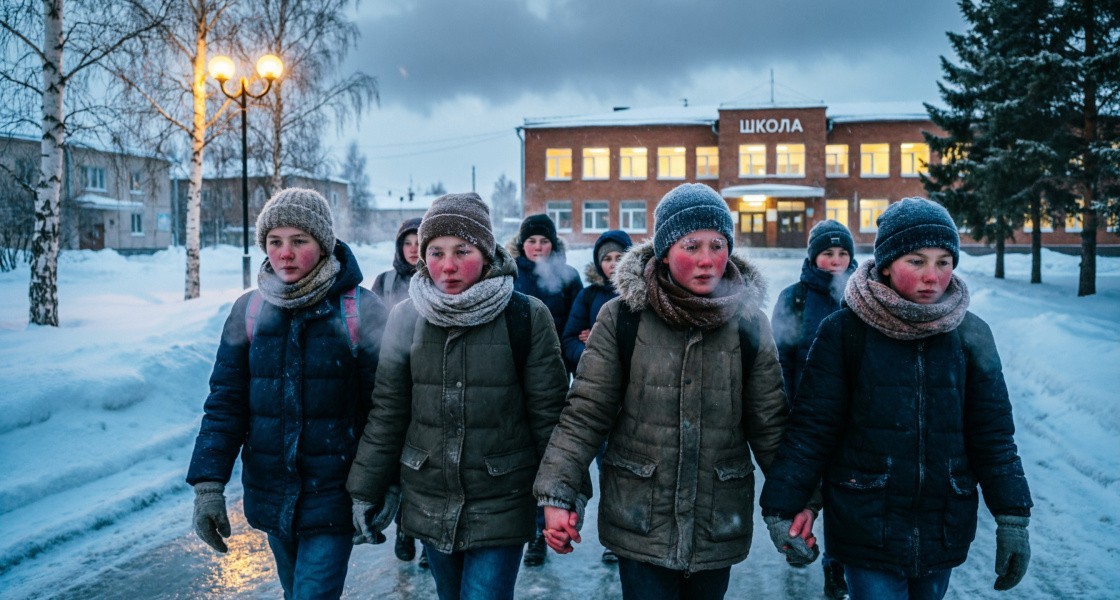 Школьники Нижневартовска требуют пересмотреть пороги актированных дней во время экстремальных морозов