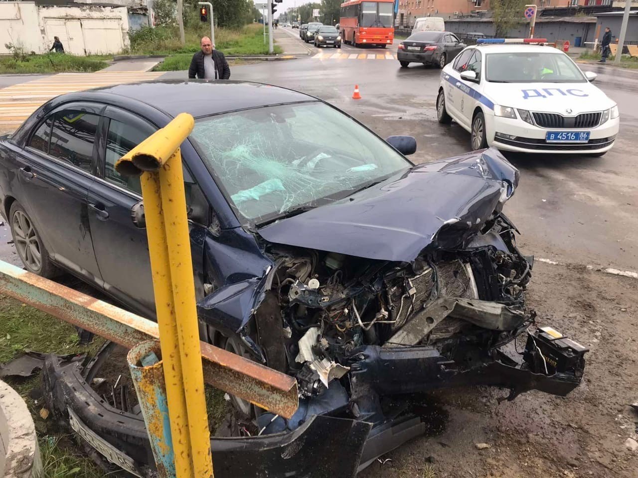 Утром в Нижневартовске произошло смертельное ДТП