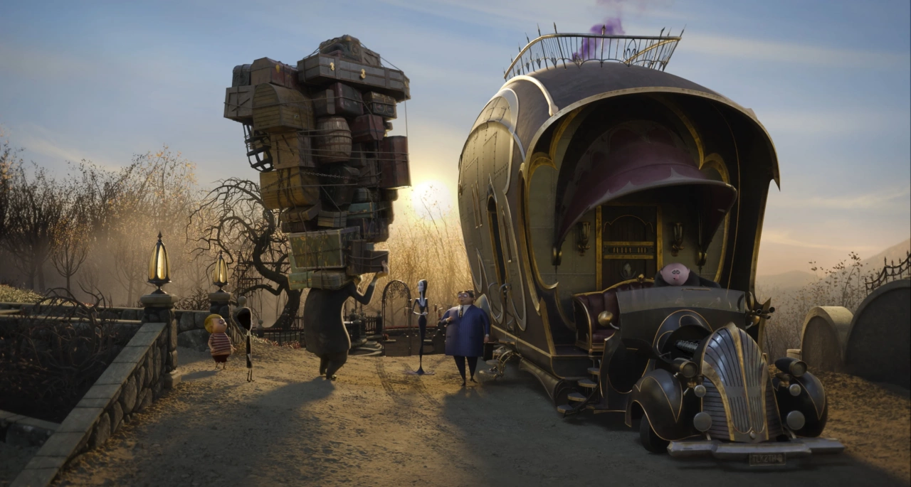 Семейка Аддамс: Горящий тур (2021)