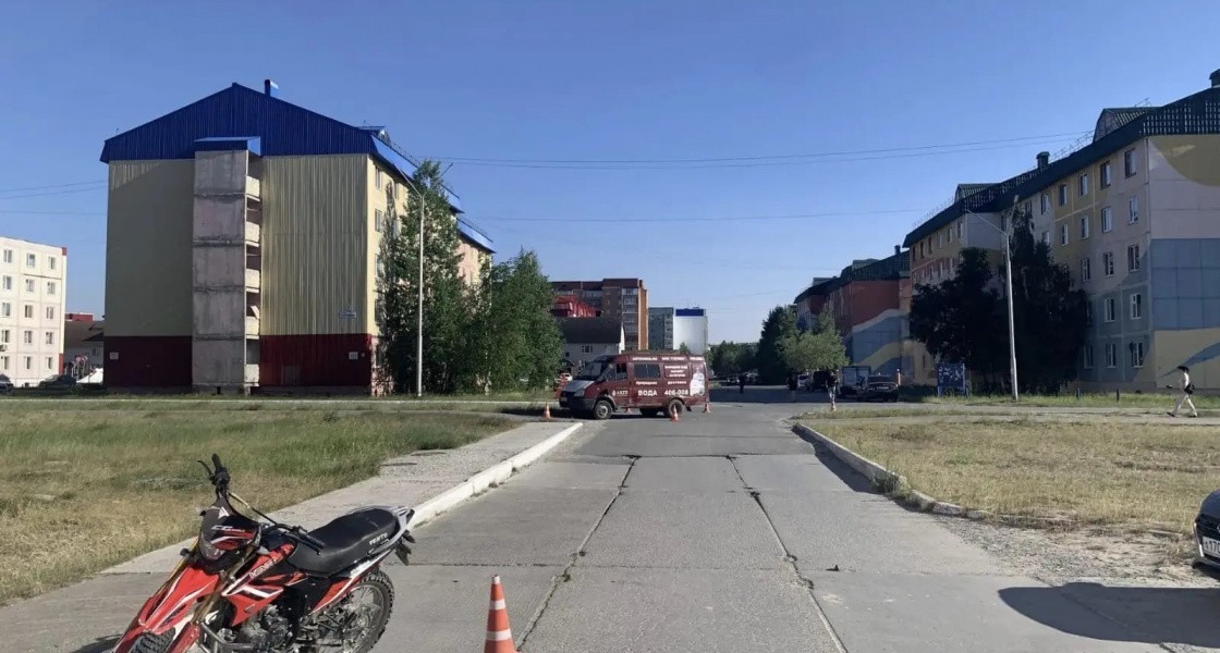 В Излучинске школьник на мотоцикле попал в ДТП