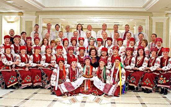 Концертная программа хора украинской песни «Вэселка», посвященная 200-летию Т. Шевченко
