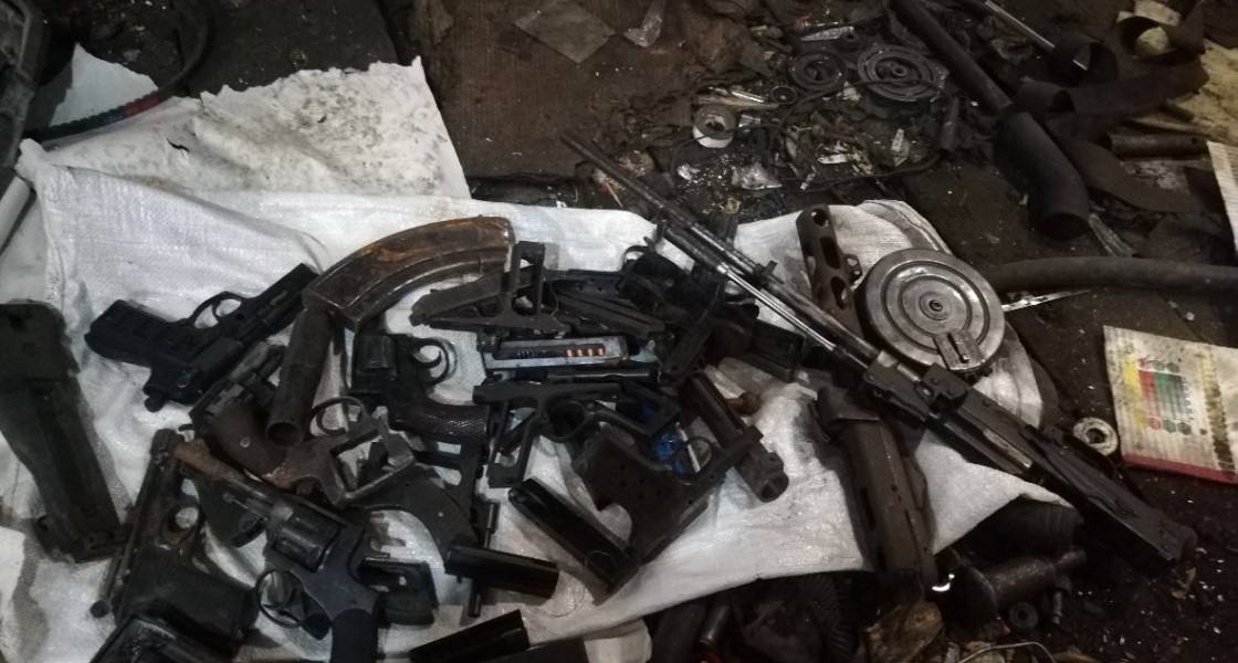 В Тюменской области накрыли подпольную оружейную мастерскую