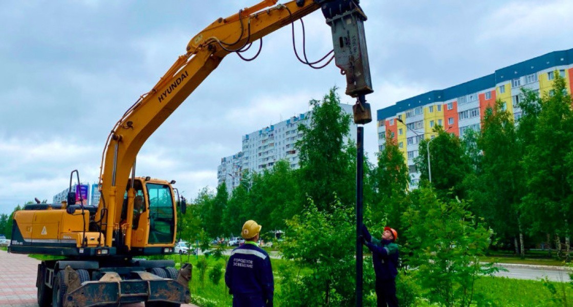 В Нижневартовске на темной улице без фонарей впервые зажгут свет