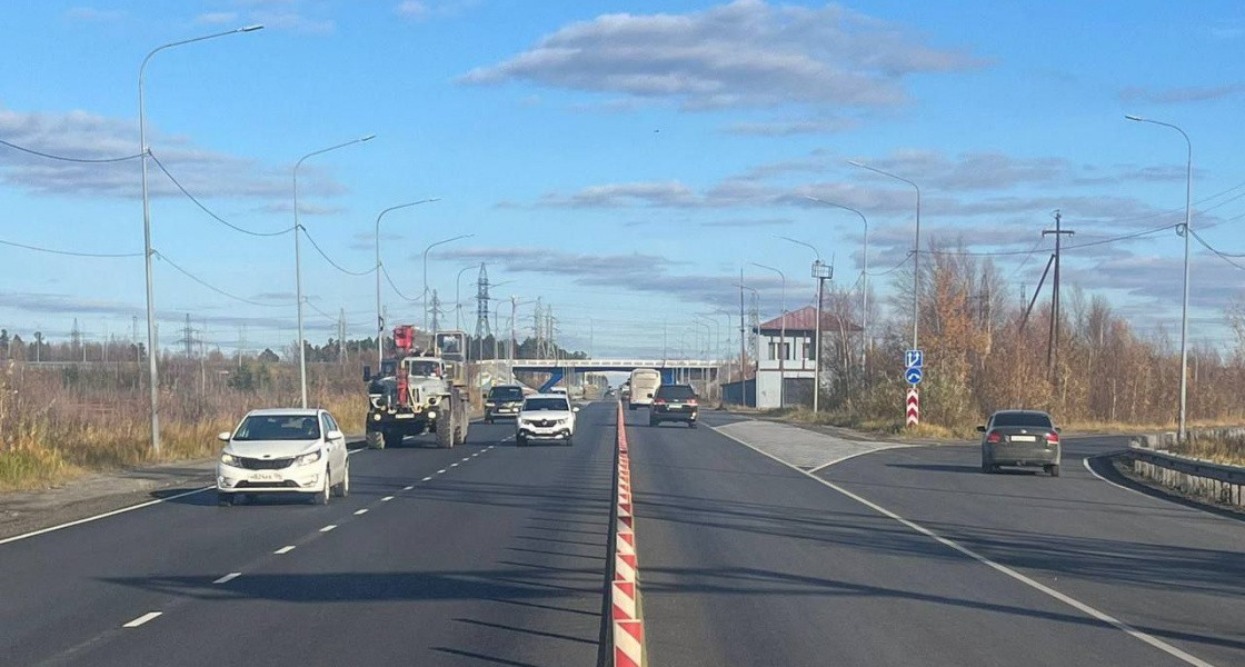 В Нижневартовске отремонтировали последний участок дороги