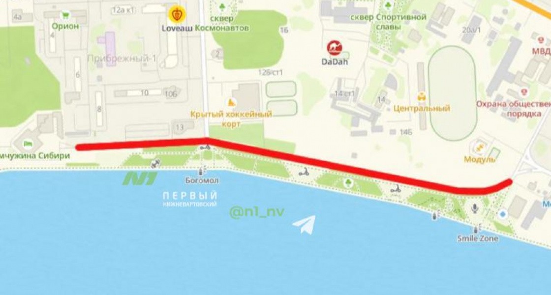 В Нижневартовске перекроют дорогу в день Физкультурника