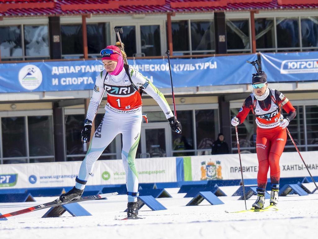 Биатлонисты из Нижневартовска одержали победу на Чемпионате России в Ханты-Мансийске