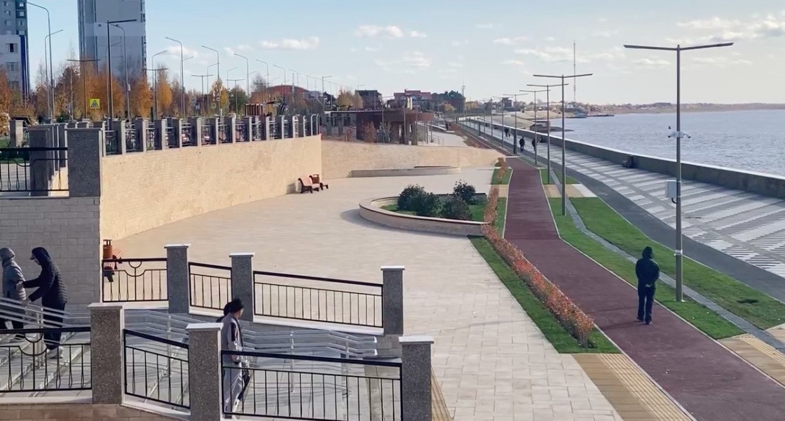 В Нижневартовске открыли новый участок набережной