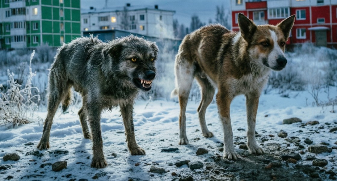 Бродячие псы с пустыря напали на ребенка у школы в Нижневартовске