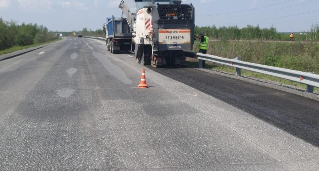 В ХМАО начался ремонт важного участка трассы между Сургутом и Нижневартовском