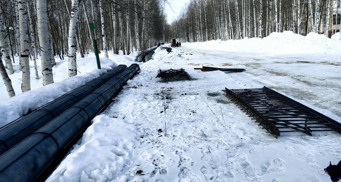 В Нижневартовске приступили к реконструкции Парка Победы. ВИДЕО