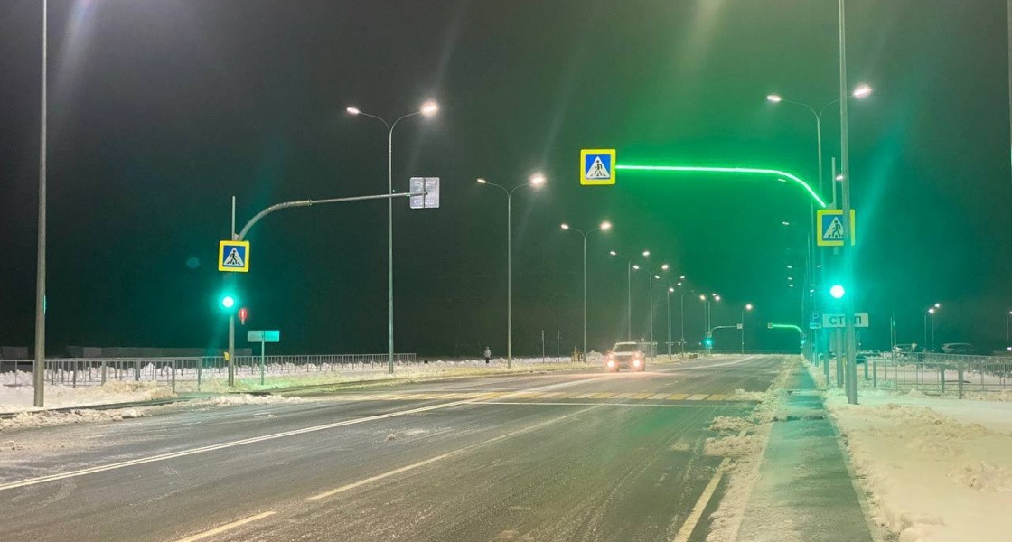 В Нижневартовске ночью полностью открывают дорогу, которую строили около трех лет