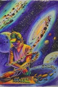 Galaxy Fractal Dance