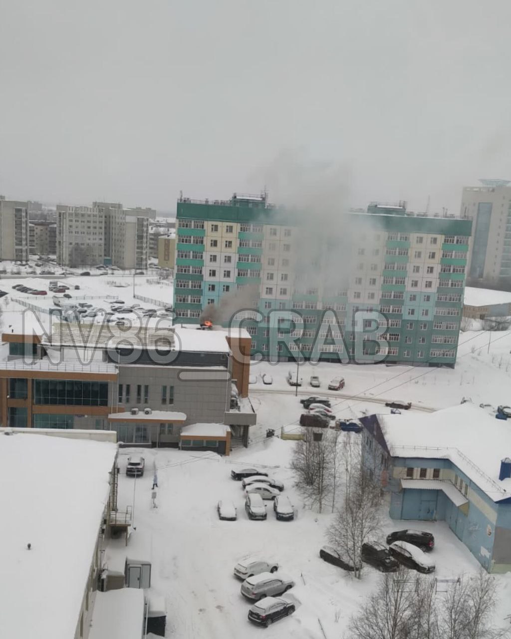 В Нижневартовске вспыхнул пожар в ресторане грузинской кухни «Хочу Пури»