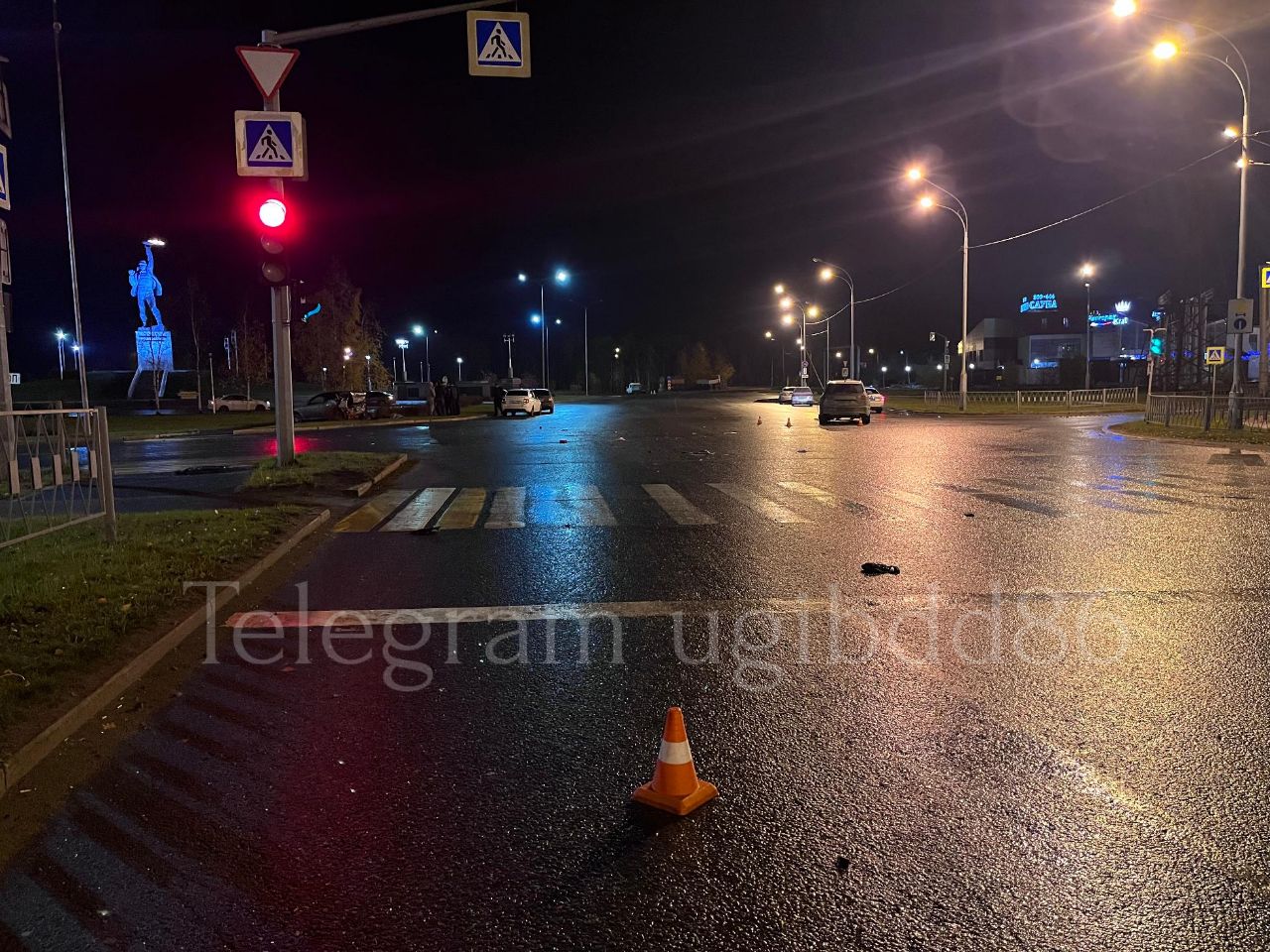 В Нижневартовске водитель разогнался и устроил ДТП