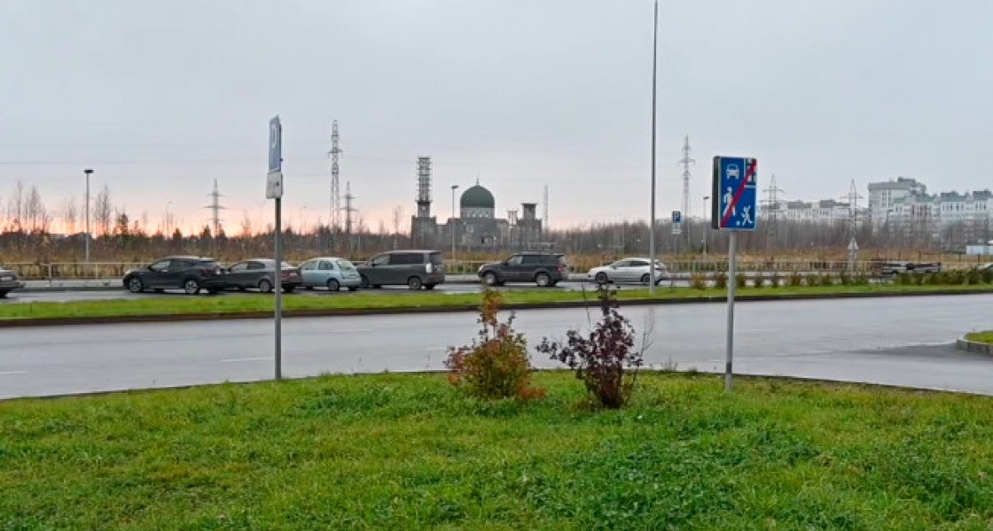 Жители Нижневартовска просят установить пешеходный переход к неудобной парковке