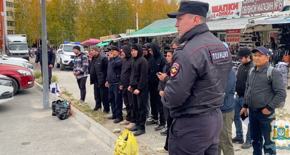 Десятки нелегальных мигрантов отравятся на родину после масштабного рейда в Нижневартовске