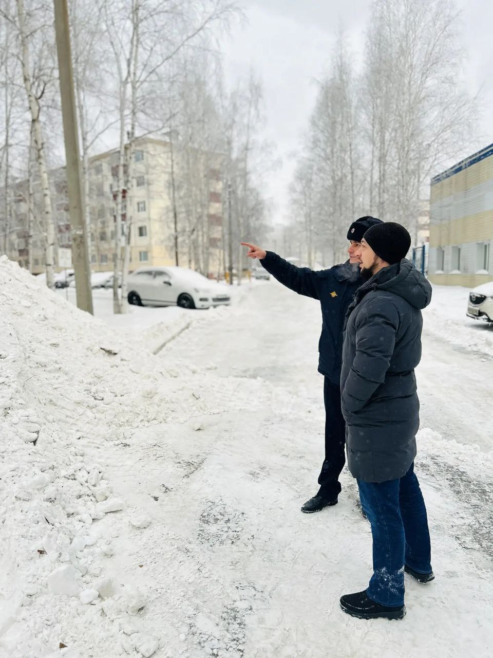 В Нижневартовске стихийные горки ликвидирует Госавтоинспекция