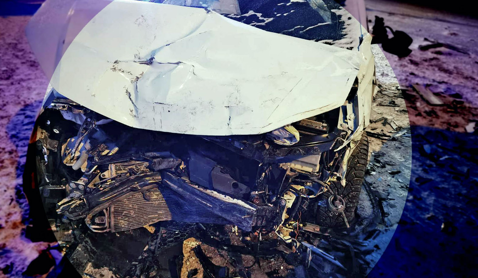 На Индустриальной столкнулись два автомобиля. Есть пострадавший