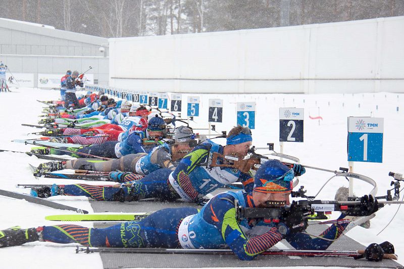Югорские спортсмены отличились на чемпионате России по биатлону