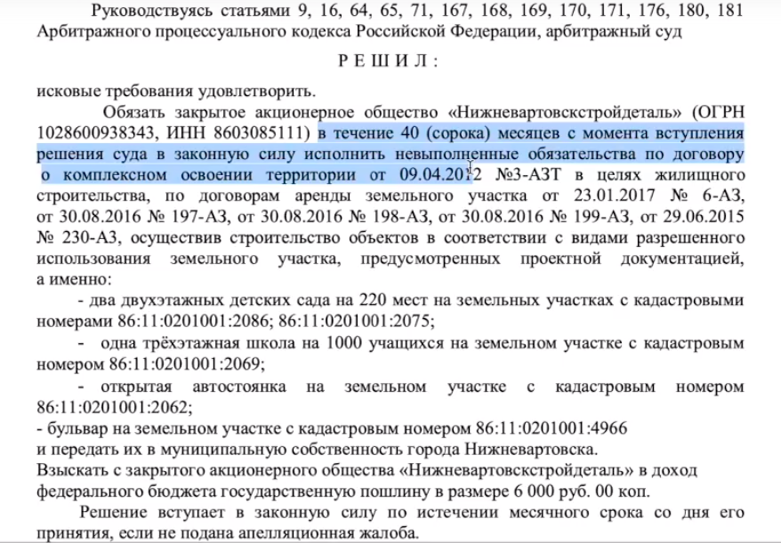 Решение арбитражного суда ХМАО от 15 июня 2023 года