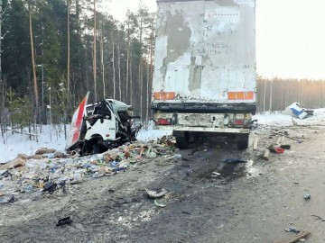 В Югре произошло два смертельных ДТП с участием грузовиков