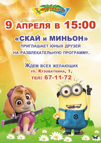Скай и миньон