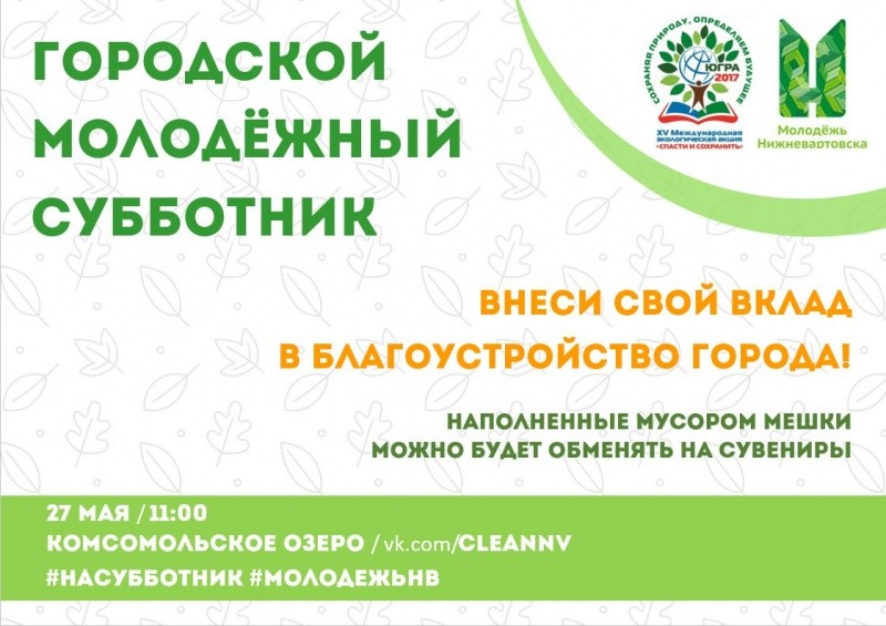 Городской молодежный субботник