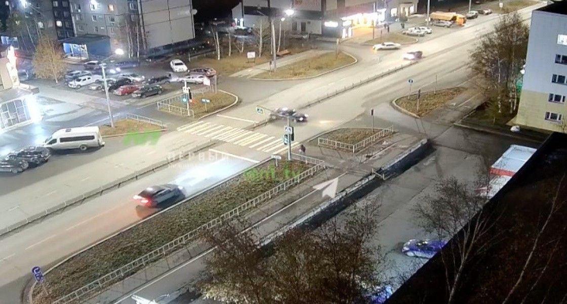 В Нижневартовске произошло ДТП, в котором чудом обошлось без жертв
