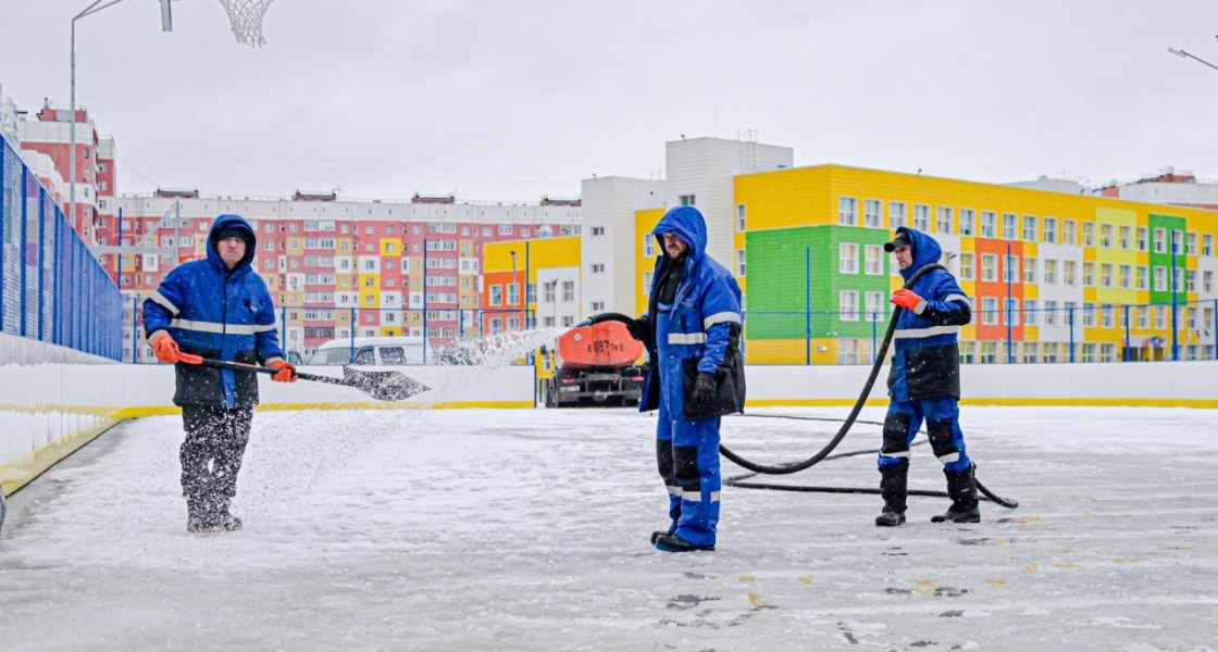 В Нижневартовске закрыли все городские катки, несмотря на похолодание