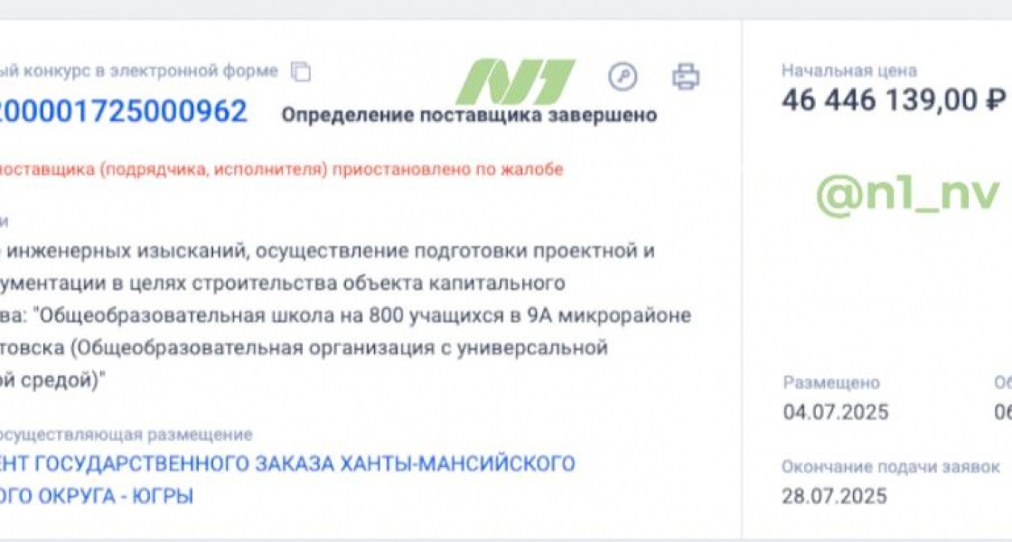 Проектирование долгожданной школы в центре Нижневартовска под угрозой срыва