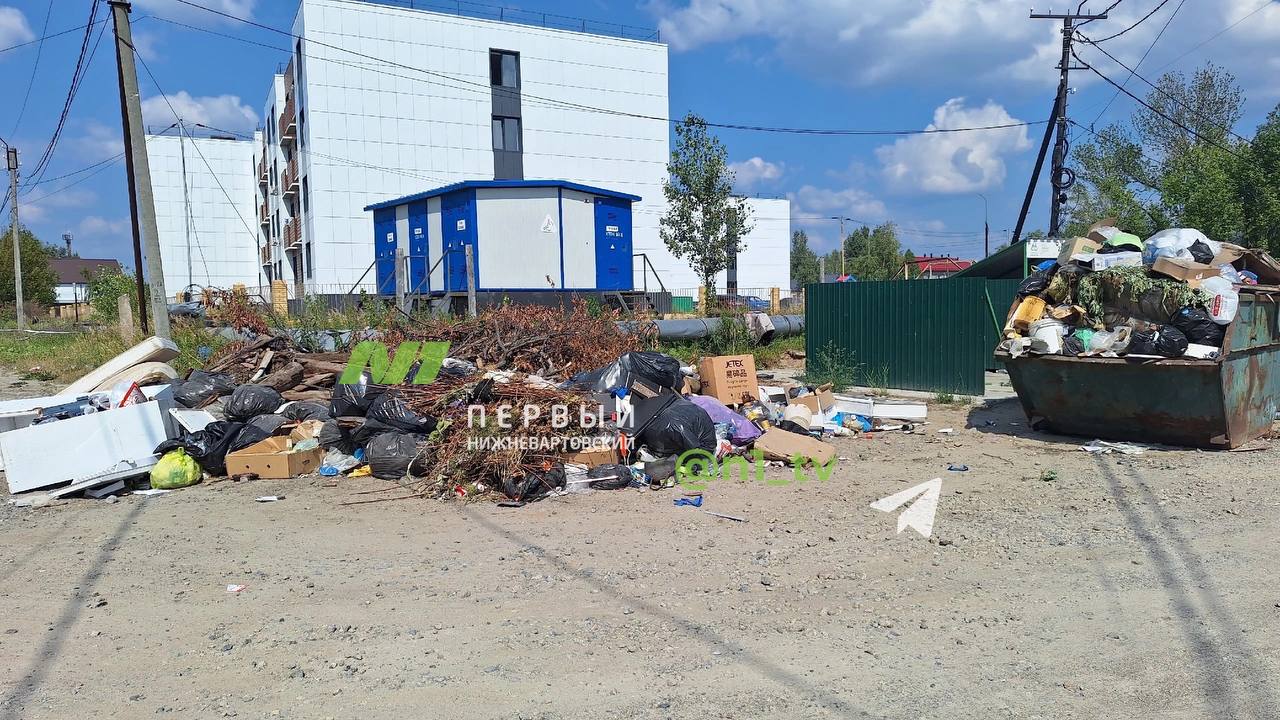 Жители Нижневартовска бьют тревогу из-за мусорного коллапса в старой части города