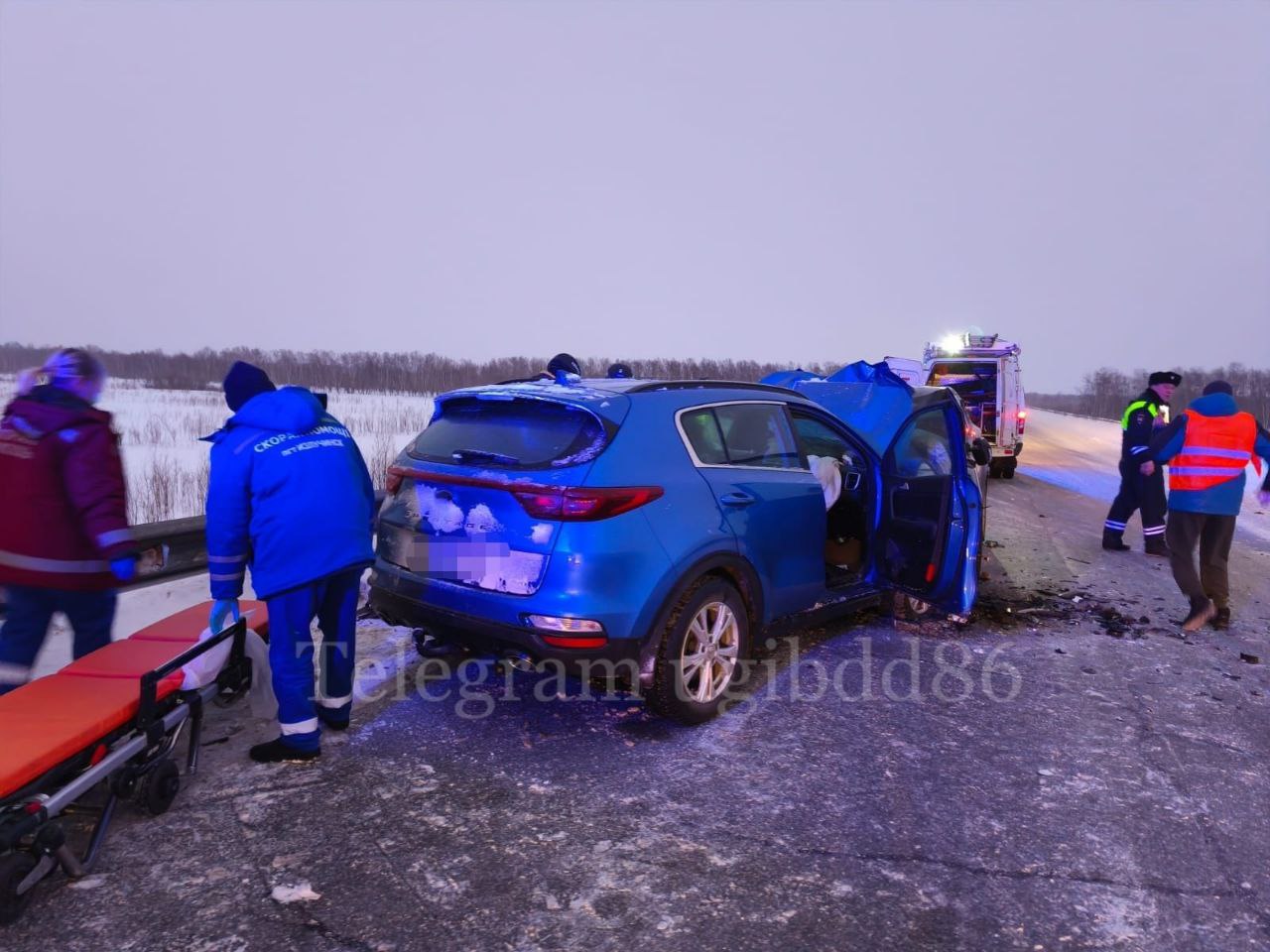 Авария на трассе Нижневартовск - Стрежевой унесла жизнь человека