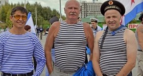 Празднование дня ВМФ