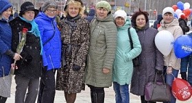 Митинг, посвященный празднованию Первомая
