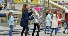 Открытие фонтана