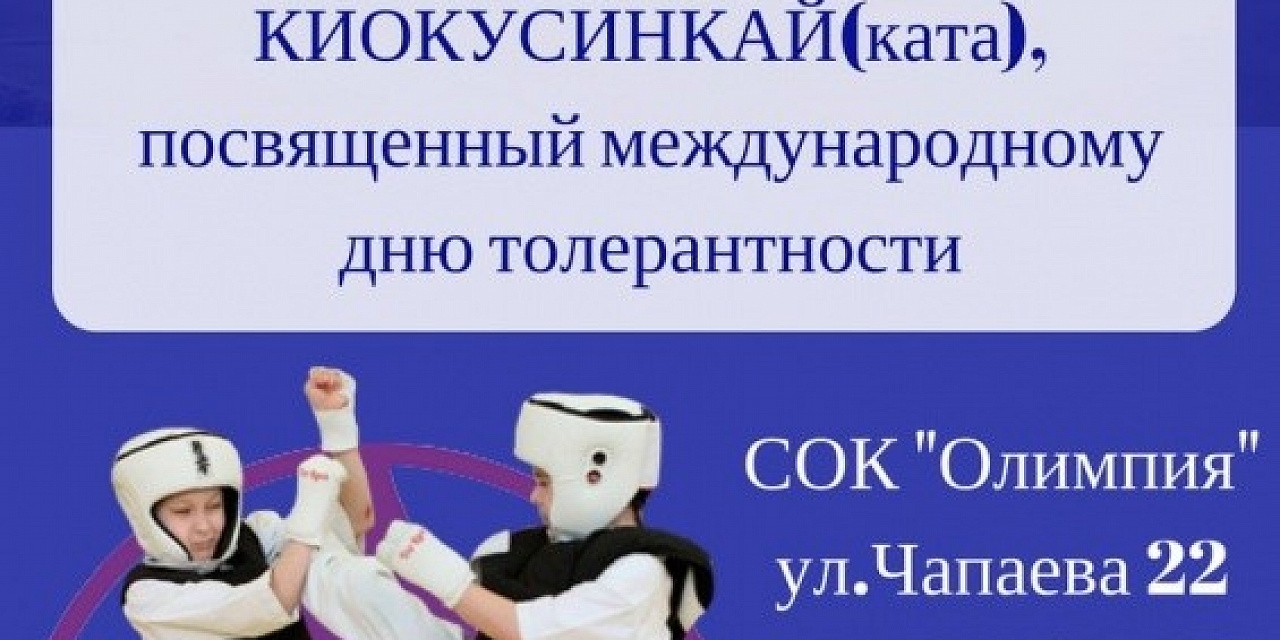 Открытый чемпионат и первенство по киокусинкай посвященный международному дню толерантности