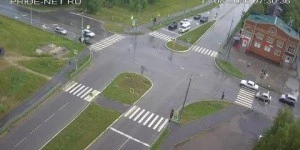 Мегион, Перекресток Заречная - Губкина