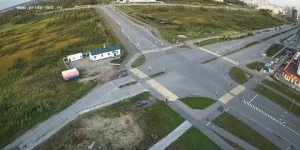 Нижневартовск, перекресток Ленина - Салманова