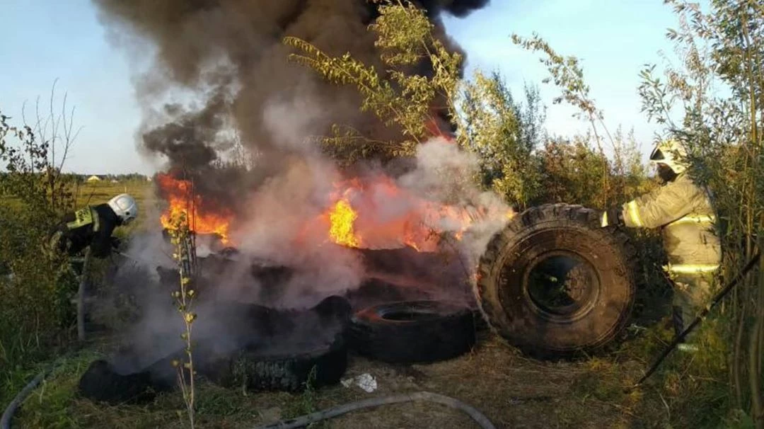 Возле «Бегущей лани» произошел пожар
